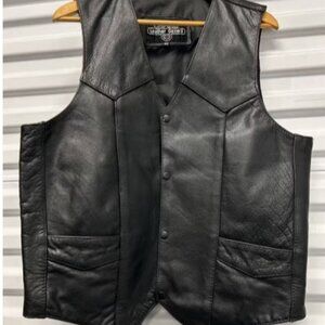 Leather Gallery Motorcycle Biker Vest 42
